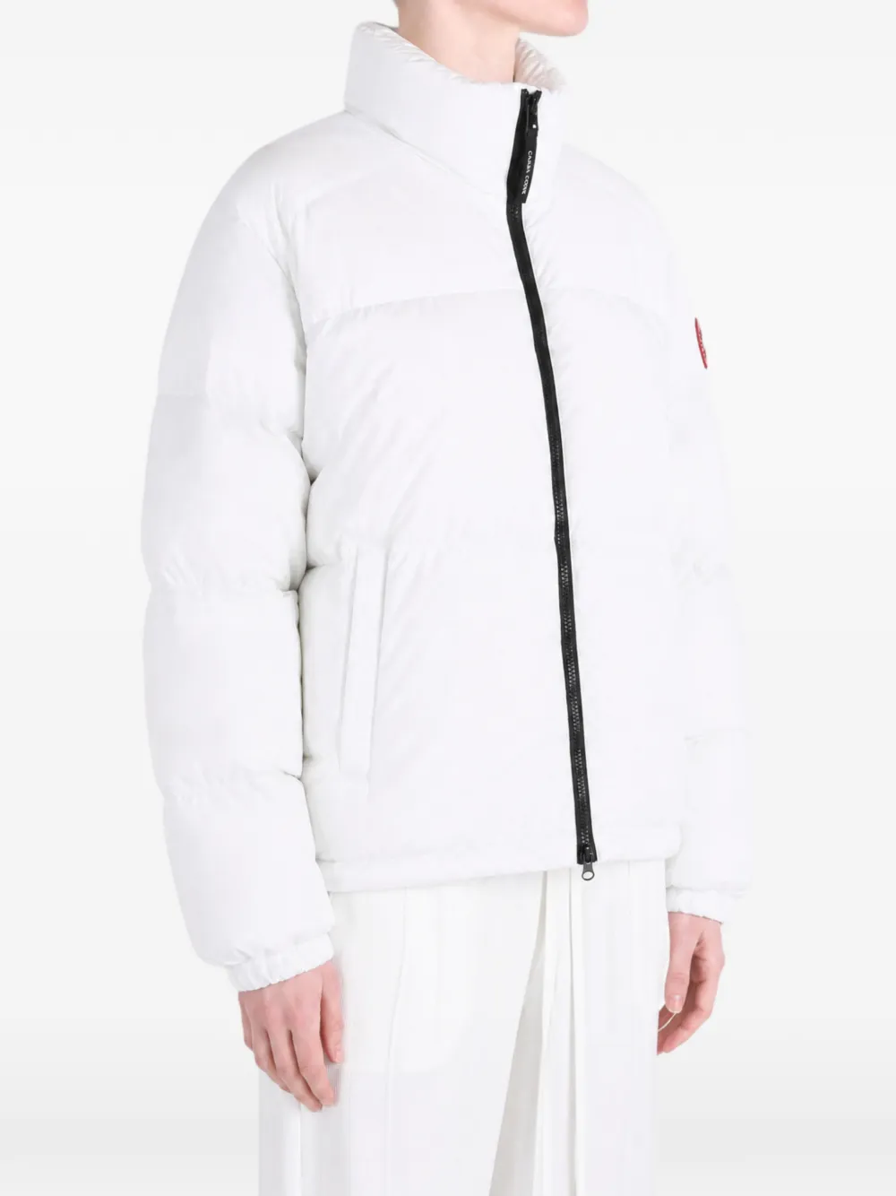 Canada Goose padded high-neck jacket Wit