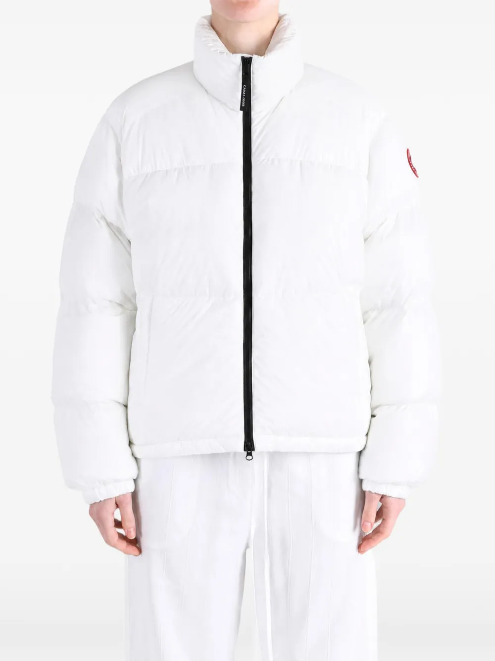 Canada Goose padded high-neck jacket Wit