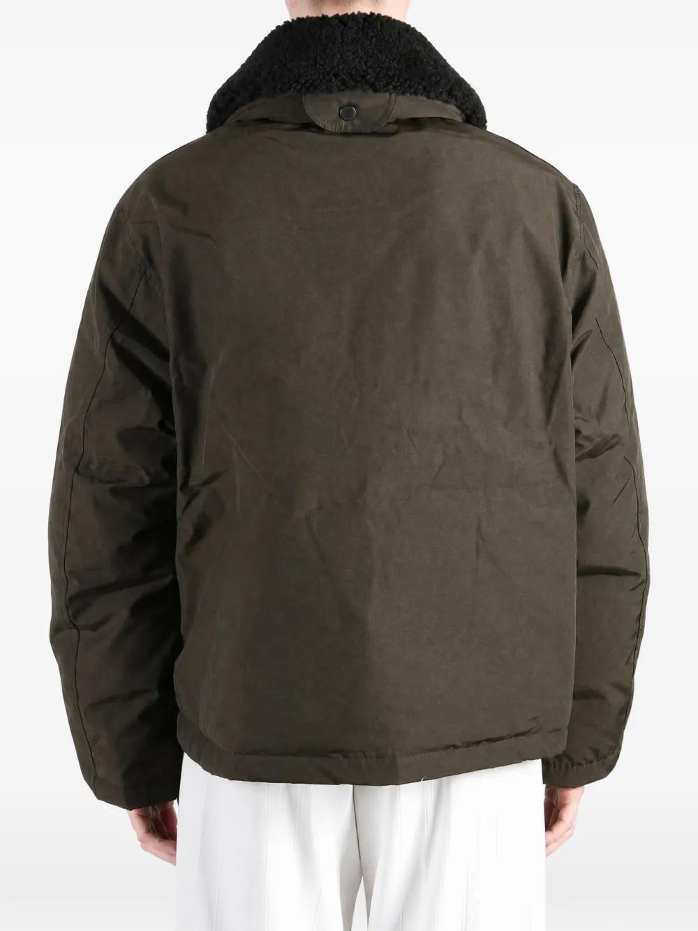 Canada Goose Scout shearling-collar pocket-detail jacket Bruin