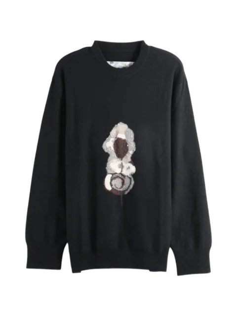 Ziggy Chen intarsia-knit long-sleeve sweater