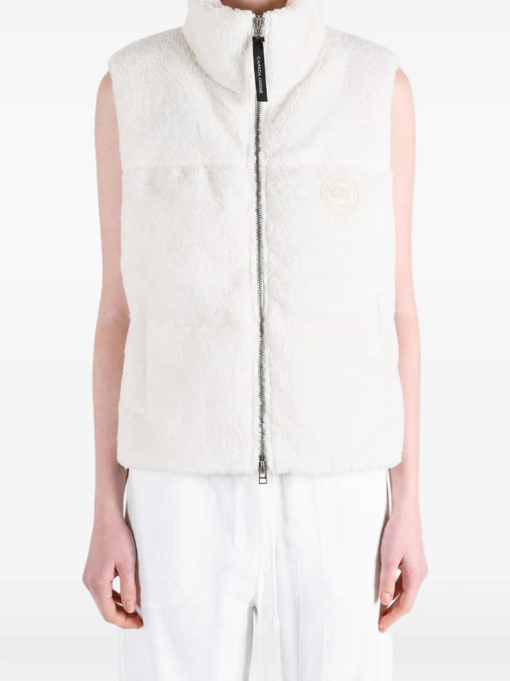 Canada Goose Fallon quilted fleece gilet Wit
