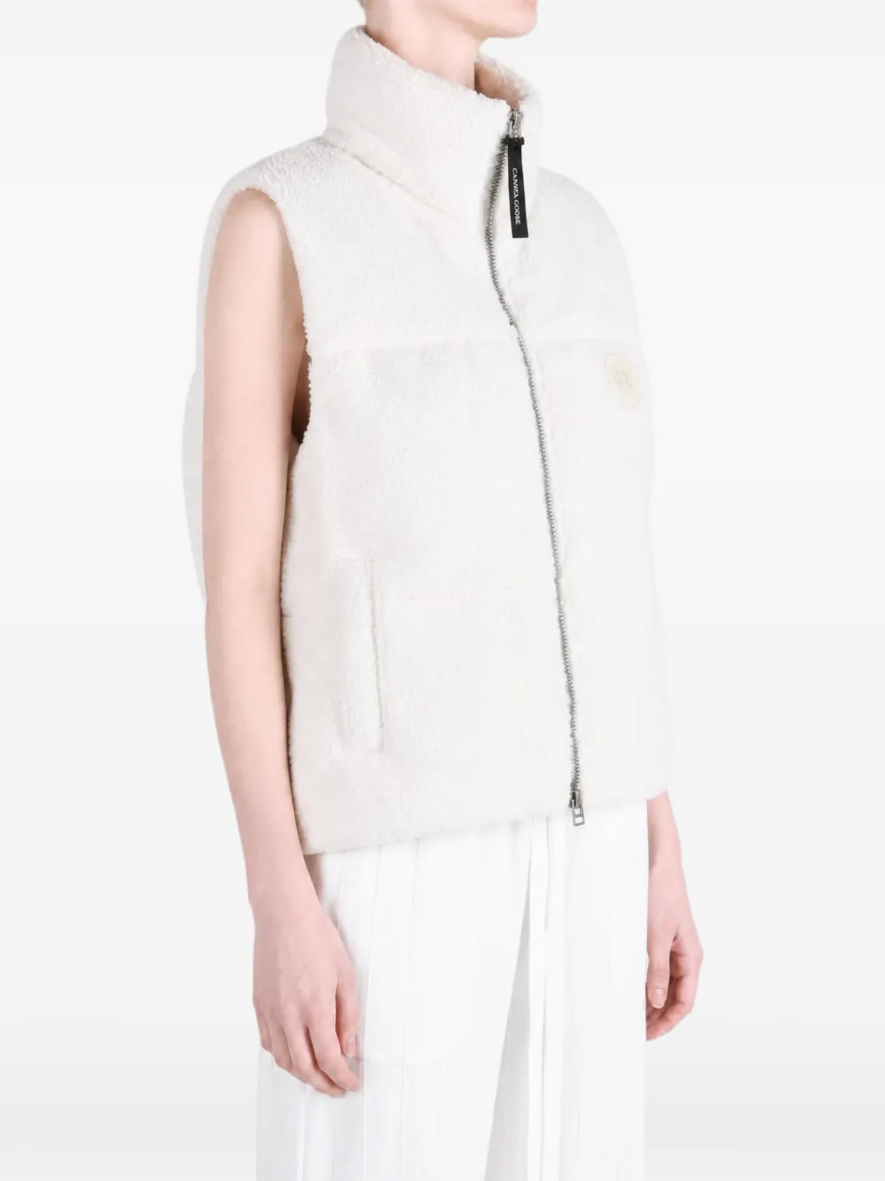 Canada Goose Fallon quilted fleece gilet Wit