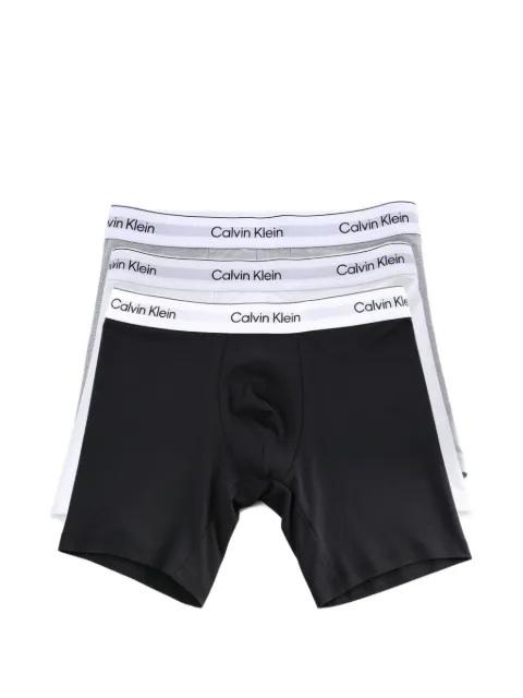 Calvin Klein logo-waistband boxers (set of three)  