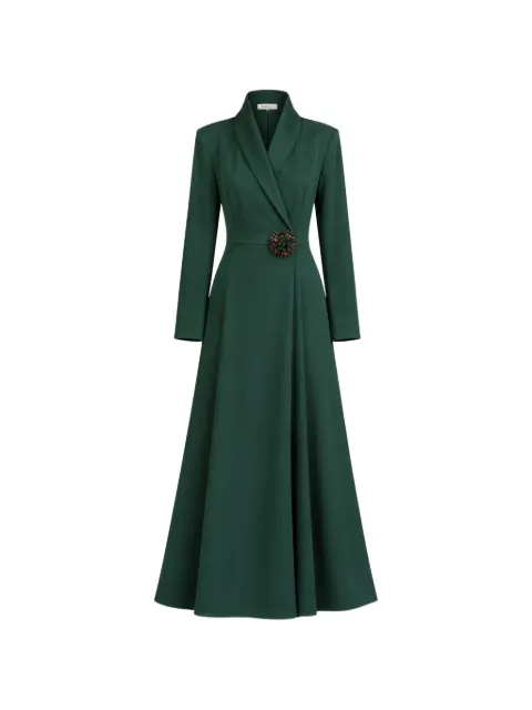Baruni robe longue Rowan à détail de broche