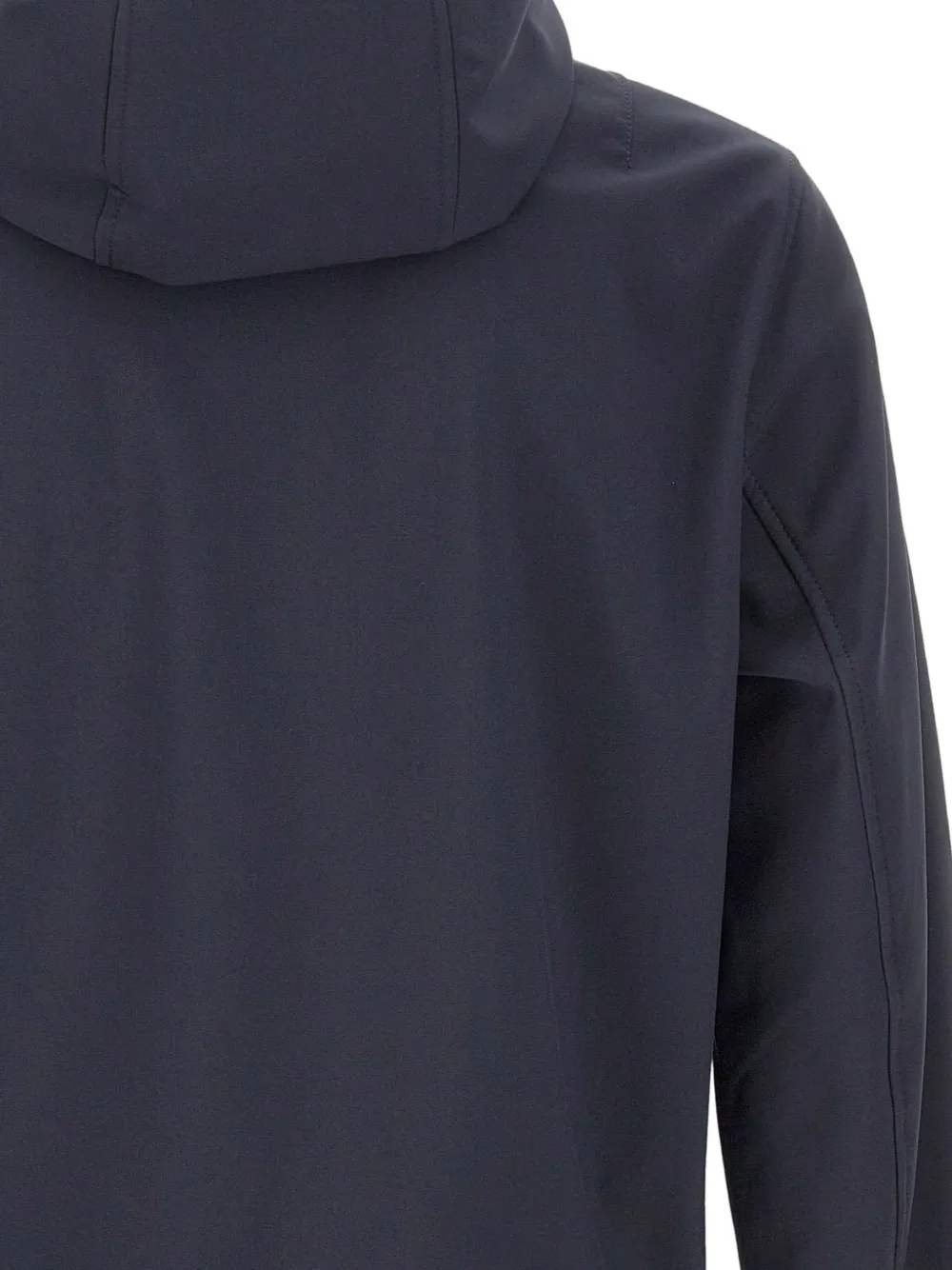 Stone Island Soft Shell-R e.dye jack met rits Blauw