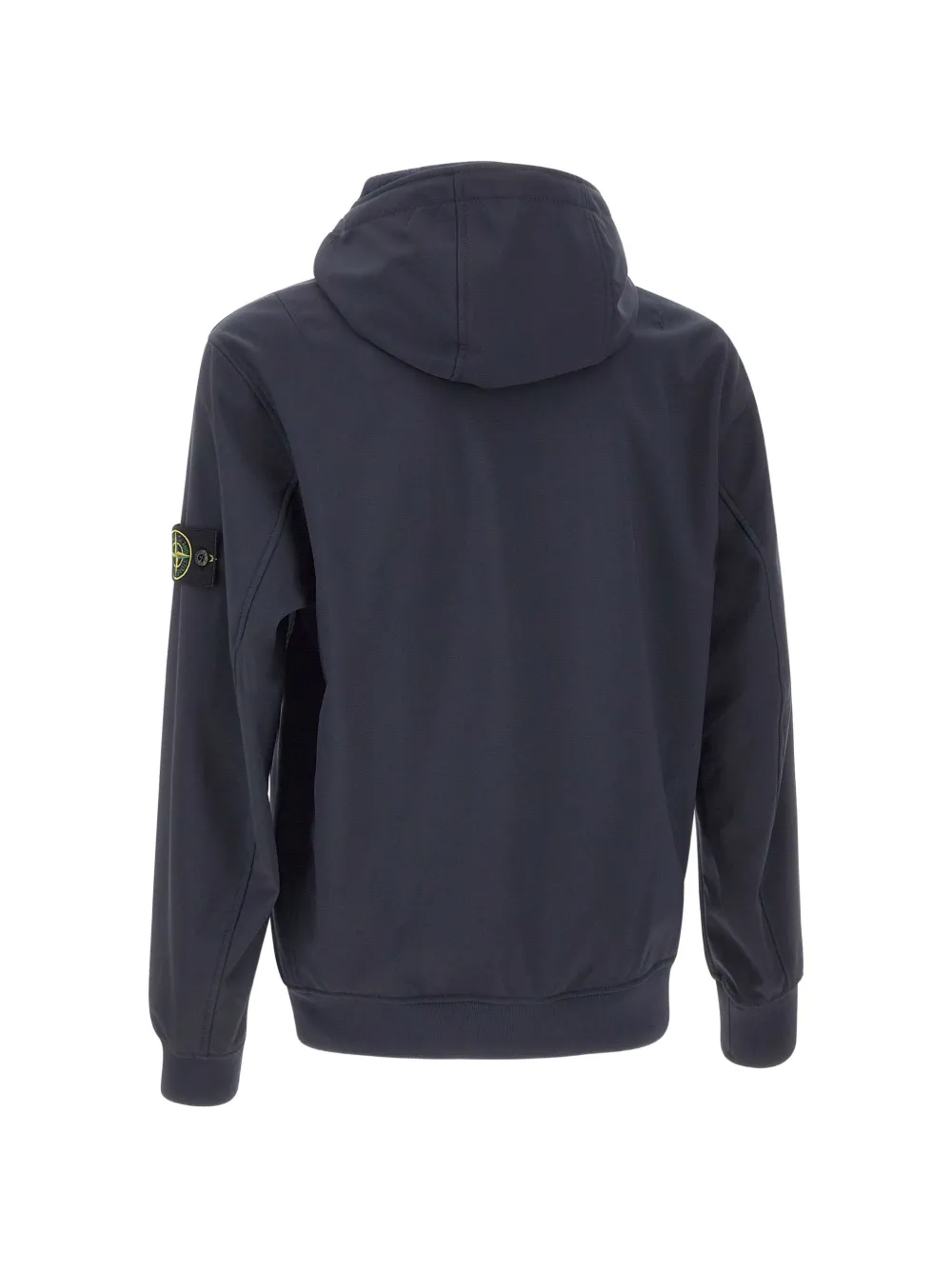 Stone Island Soft Shell-R e.dye jack met rits Blauw