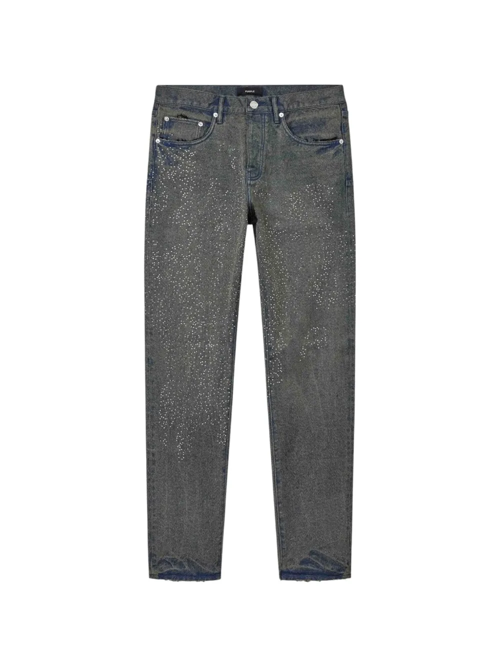 Purple Brand stud-embellished P005 jeans