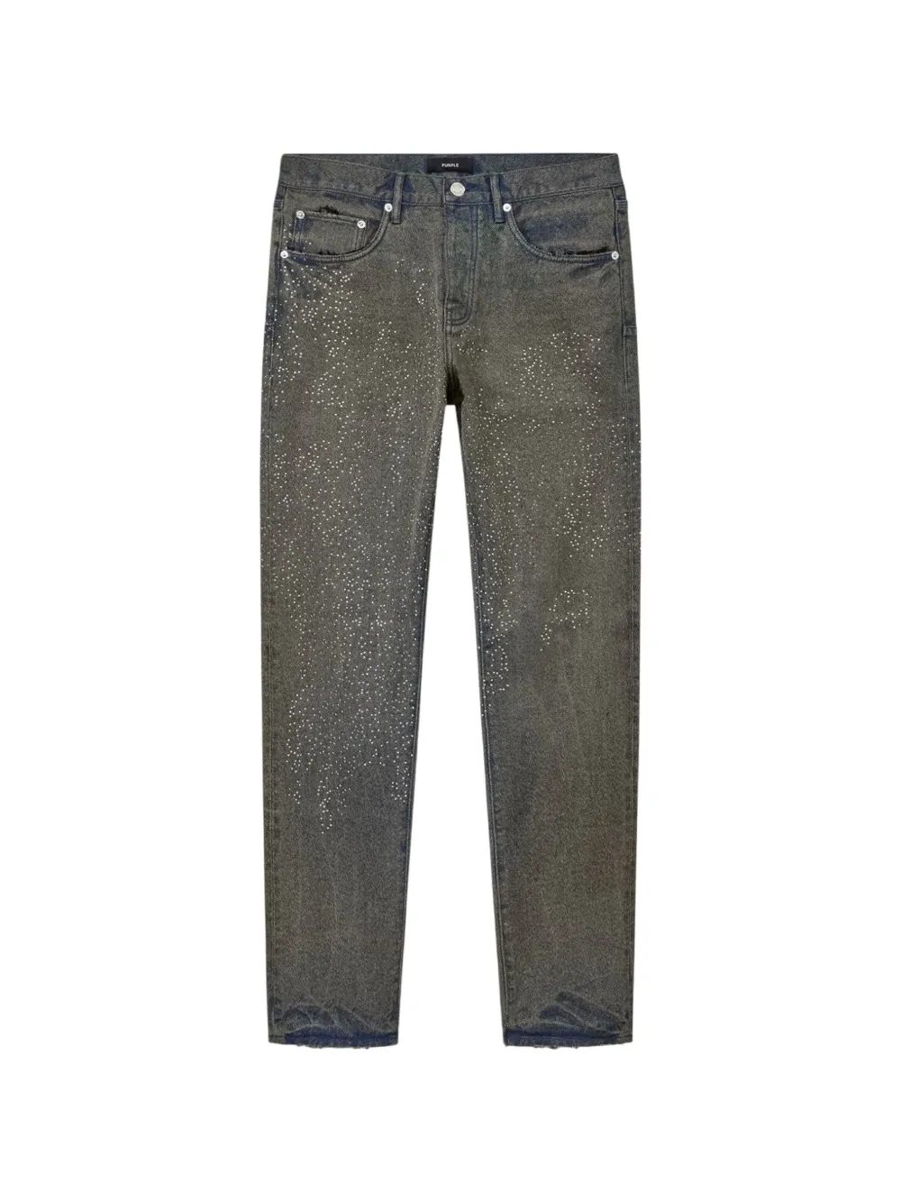 Purple Brand stud-embellished P005 jeans - Blu