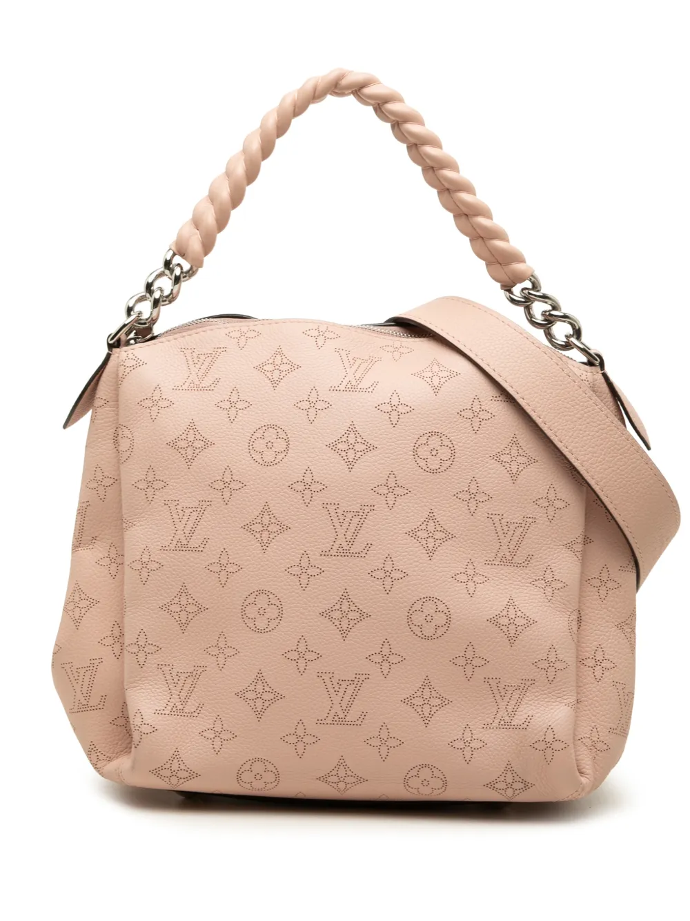Louis Vuitton Pre-Owned 2017 Monogram Mahina Babylone Chain BB satchel - Rosa