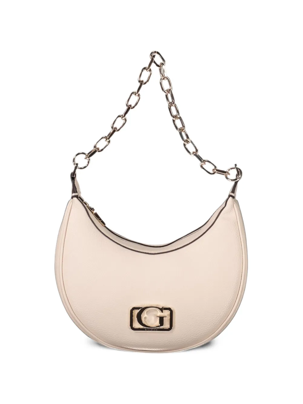 GUESS USA logo-plaque chain-strap tote bag - Nude