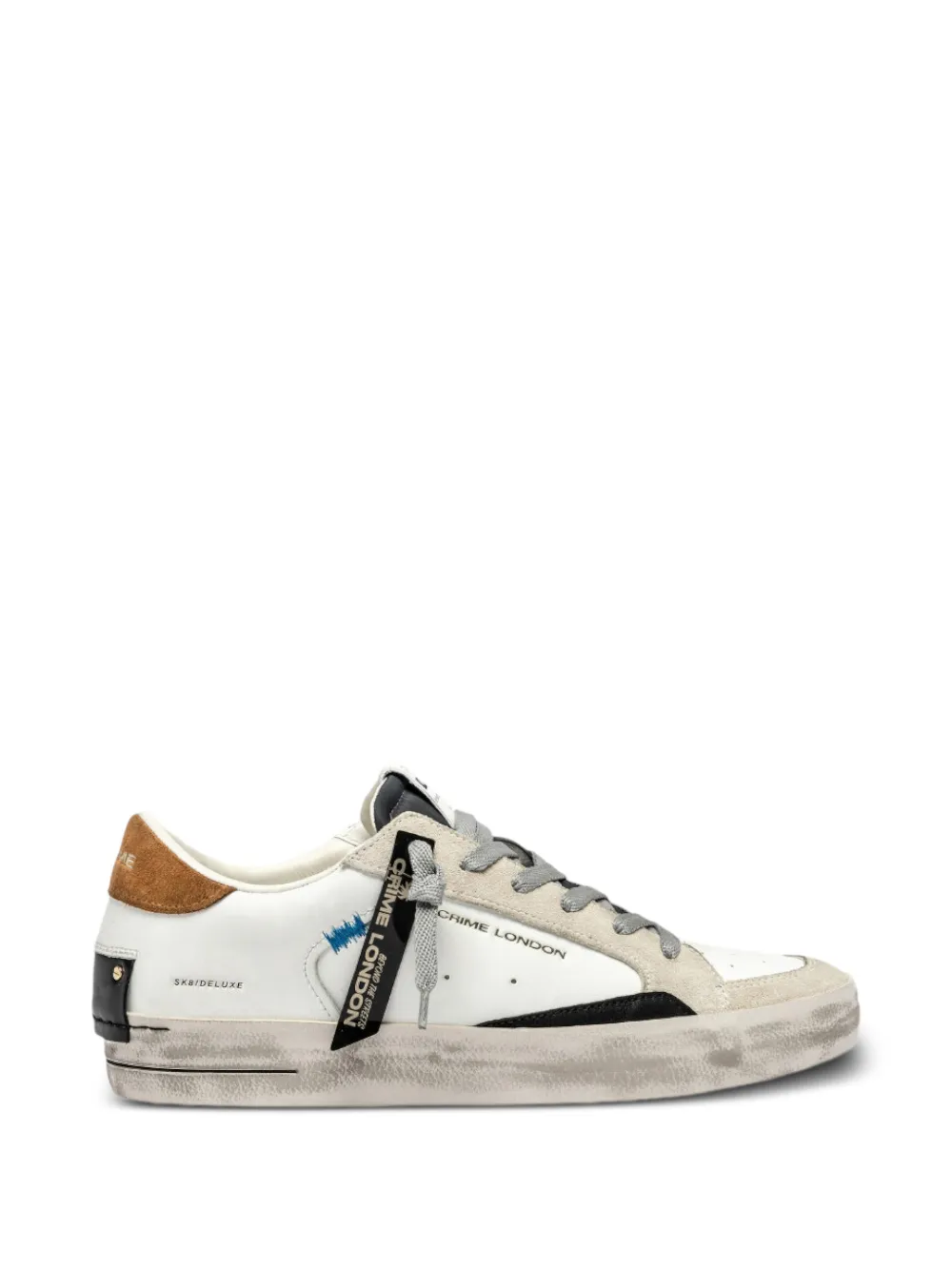 Crime London Sk8 Deluxe leather sneakers - Toni neutri