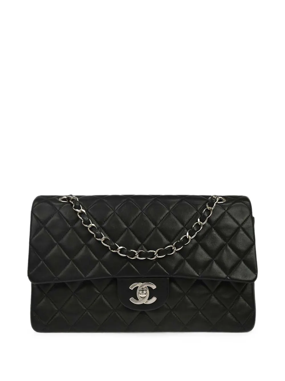 CHANEL Pre-Owned 2000-2002 medium Classic Double Flap shoulder bag - Schwarz