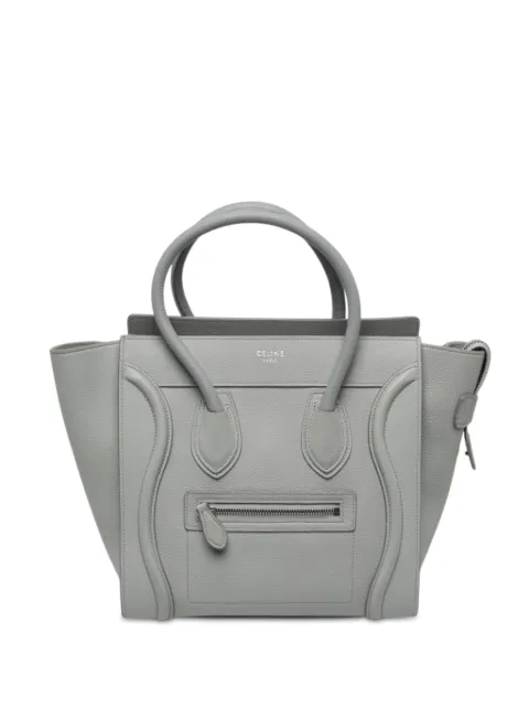 Celine Pre-Owned 2017 Micro Calfskin Luggage tote bag