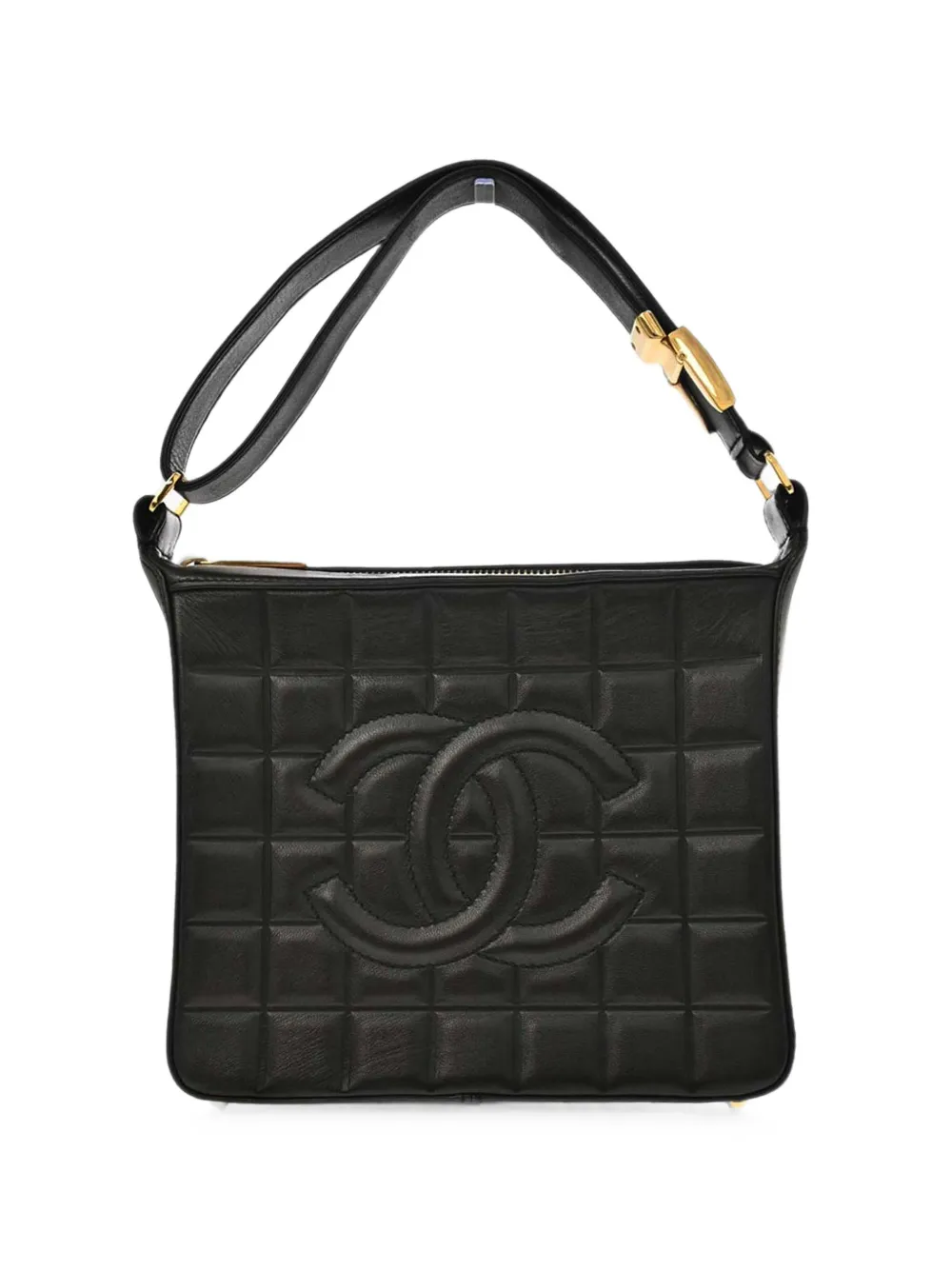 CHANEL Pre-Owned 2002-2003 Choco Bar shoulder bag - Nero