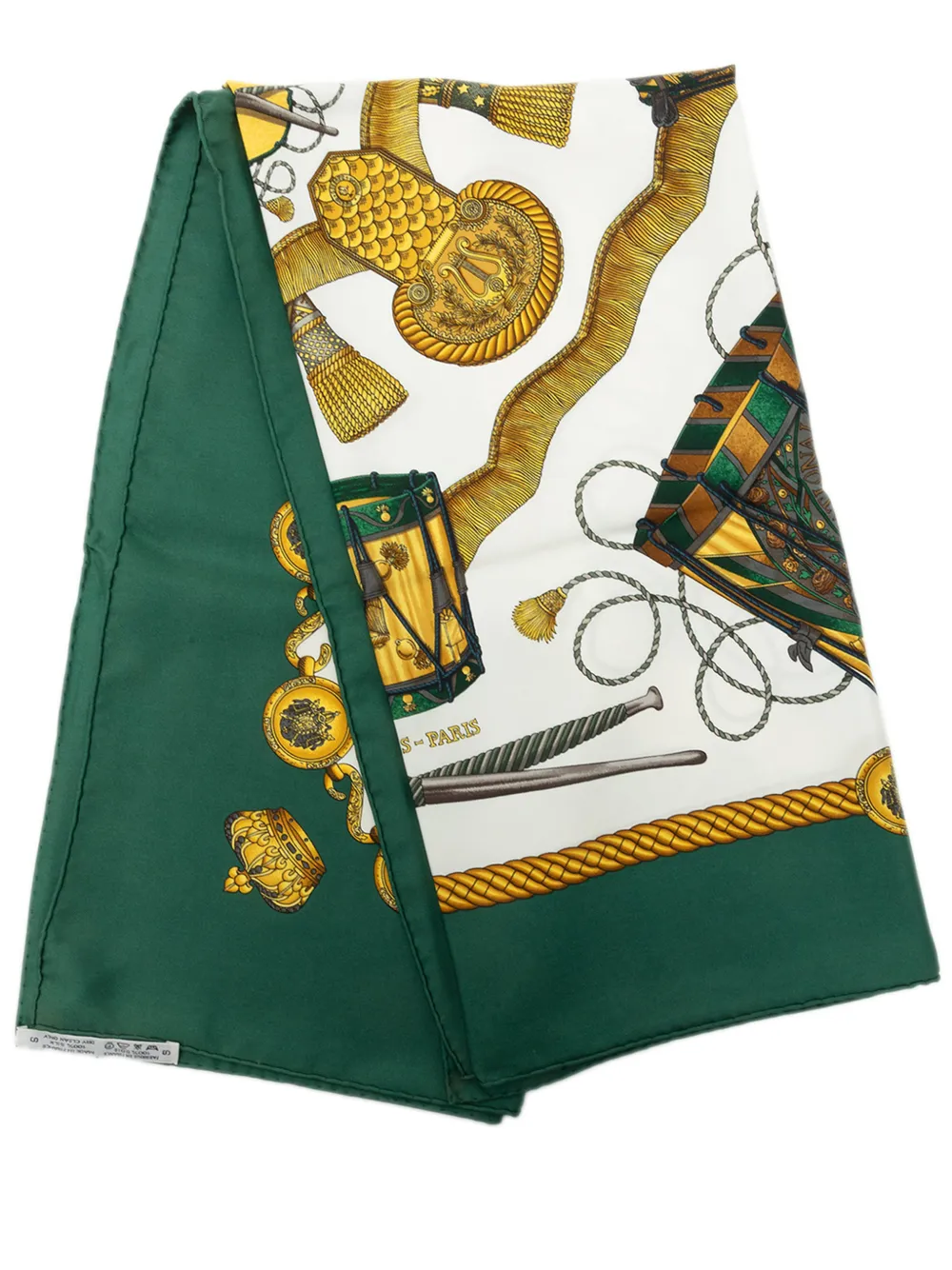 Hermès Pre-Owned 1980-2010 Les Tambours Silk Scarf 90 scarves - Mehrfarbig