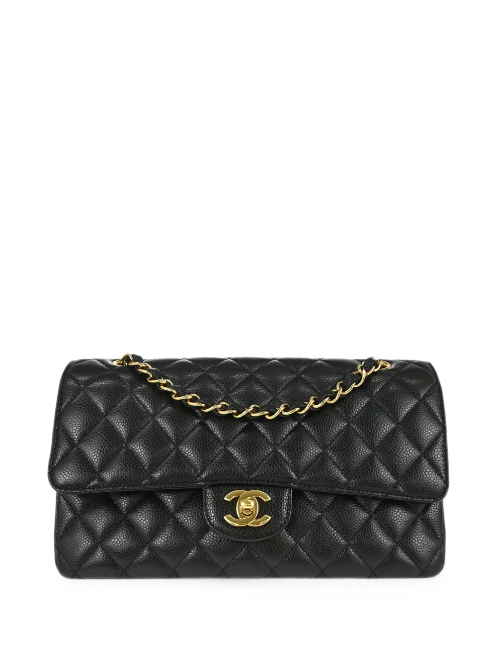 CHANEL Pre-Owned 2015-2016 medium Classic Double Flap shoulder bag - Nero