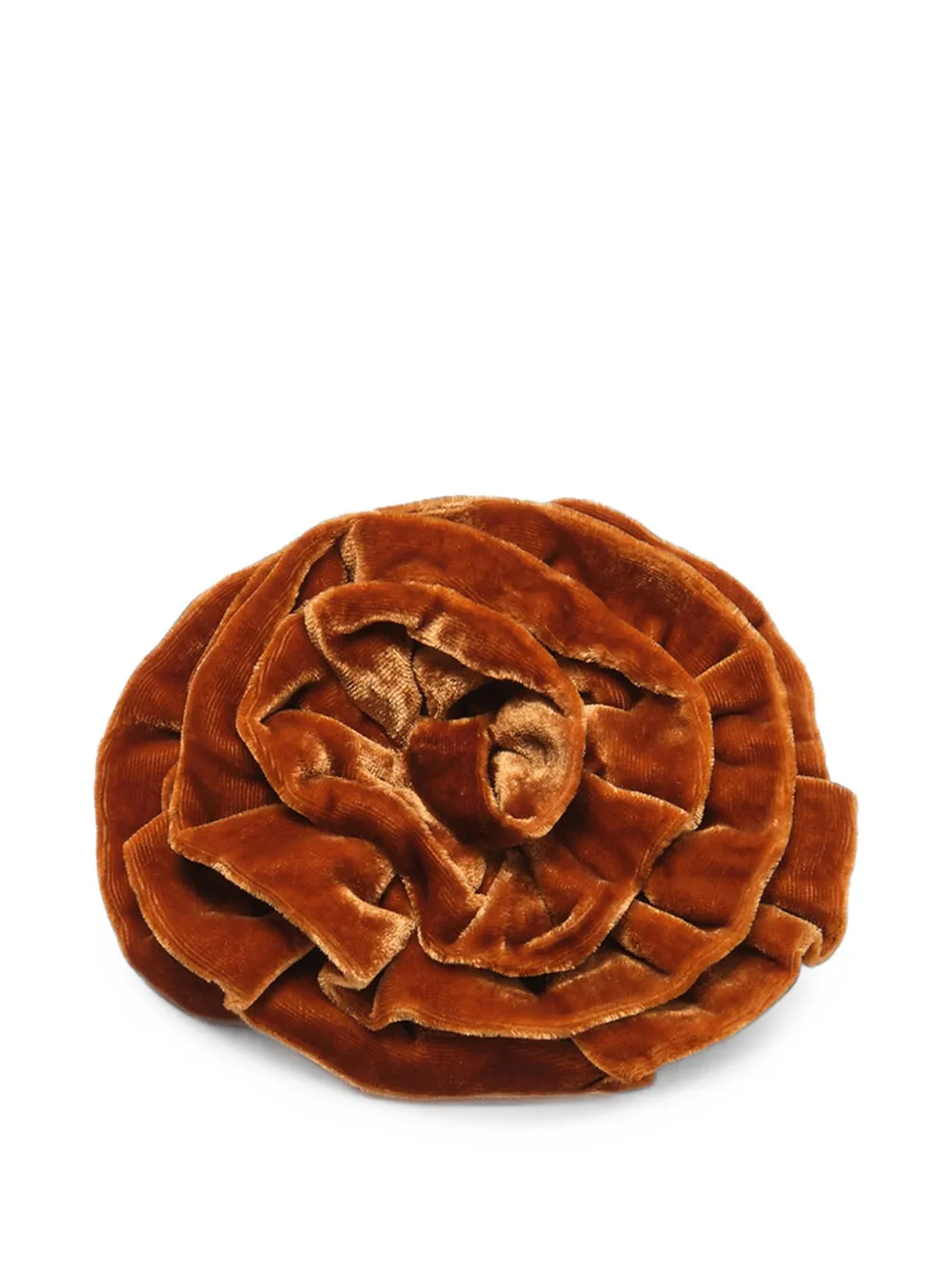 MALIPARMI rose velvet brooch