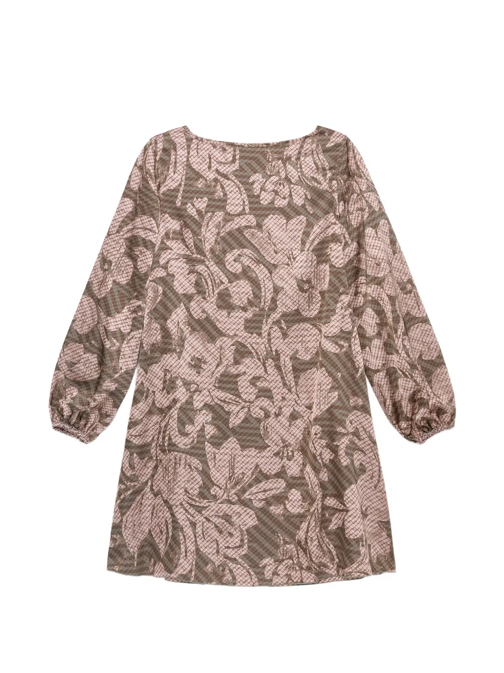 MALIPARMI Sweet Foliage A-line mini dress - Rose MALIPARMI Sweet Foliage A-line mini dress - Rose