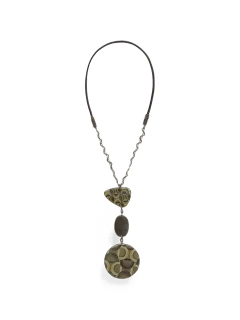 MALIPARMI resin pendant necklace