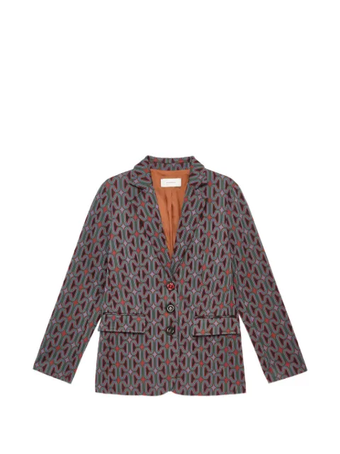 MALIPARMI chain-motif blazer