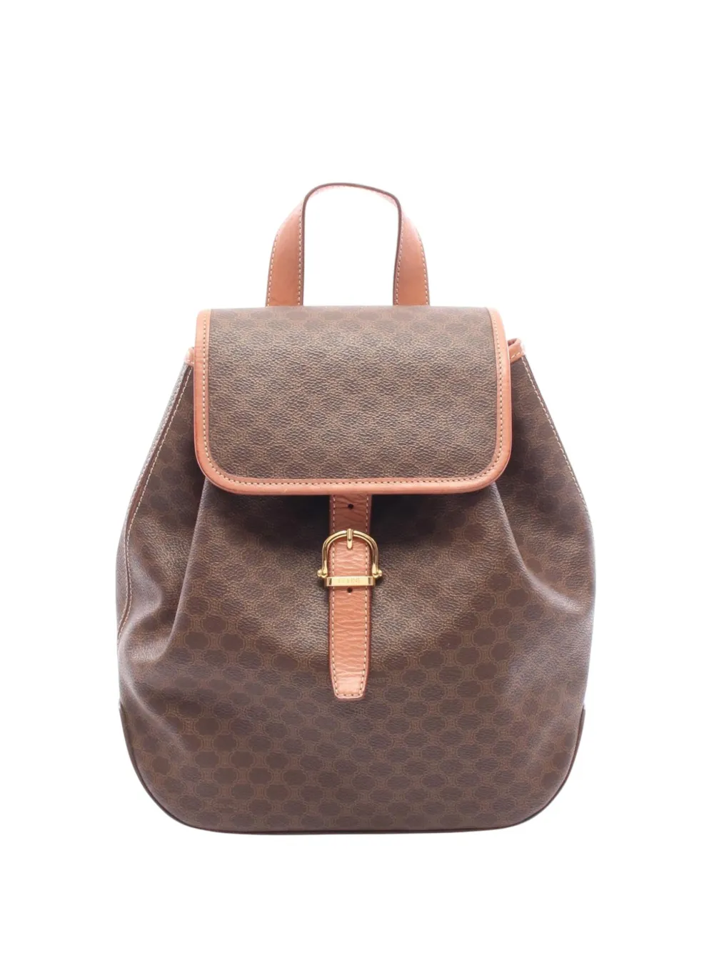 Celine Pre-Owned sac à dos à motif Macadam (2000-2006) - Marron Celine Pre-Owned sac à dos à motif Macadam (2000-2006) - Marron