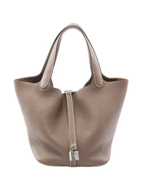 Hermès Pre-Owned bolsa de mano Clemence Picotin Lock 22 2023