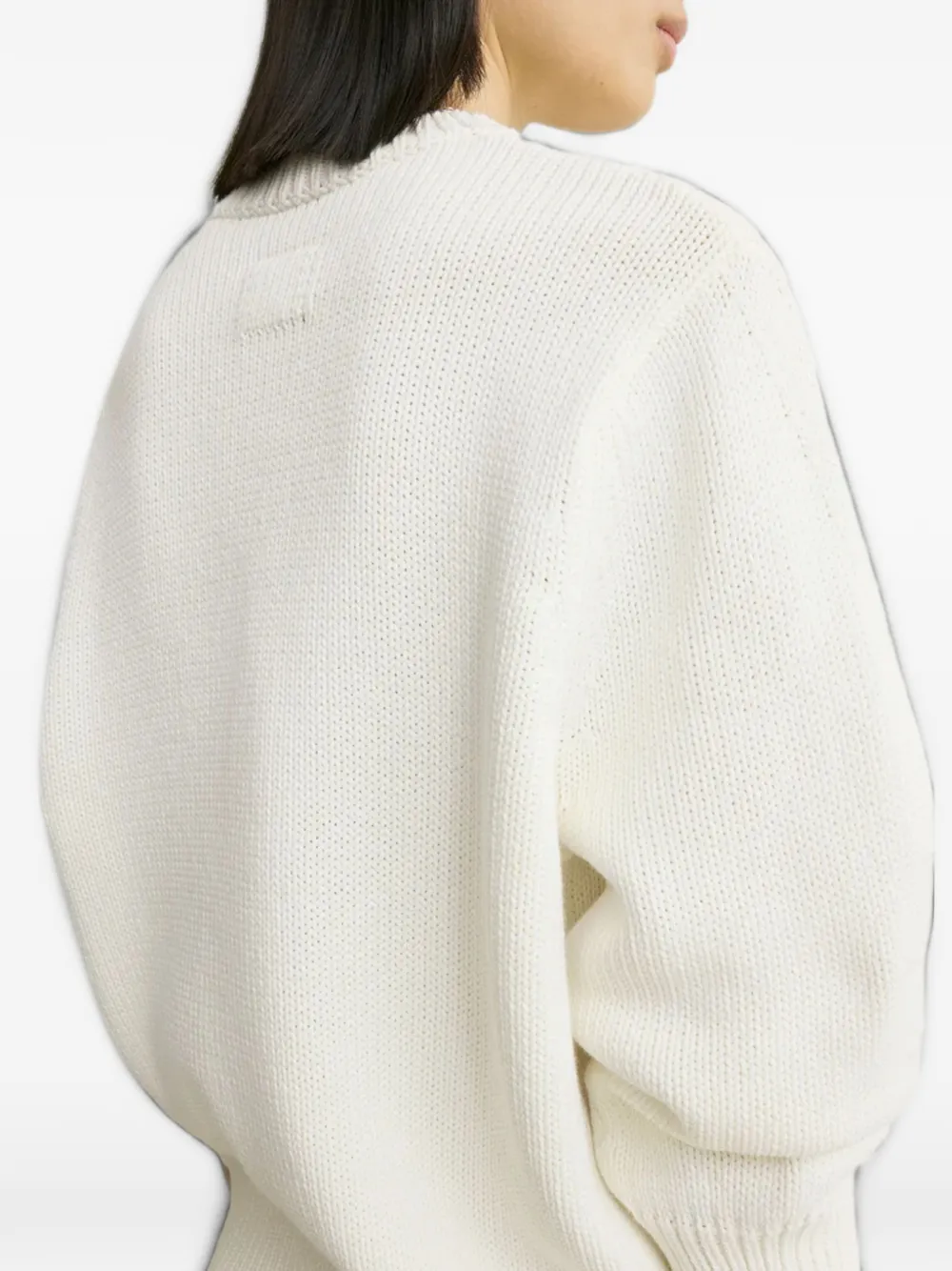 TOTEME oversized crew knit macadamia Beige