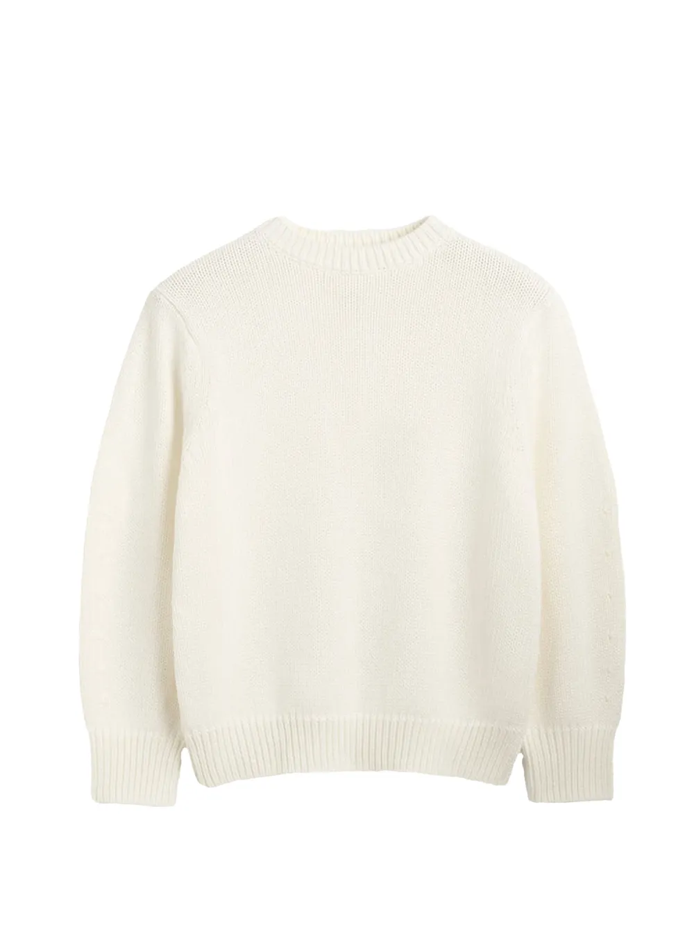 TOTEME oversized crew knit macadamia Beige