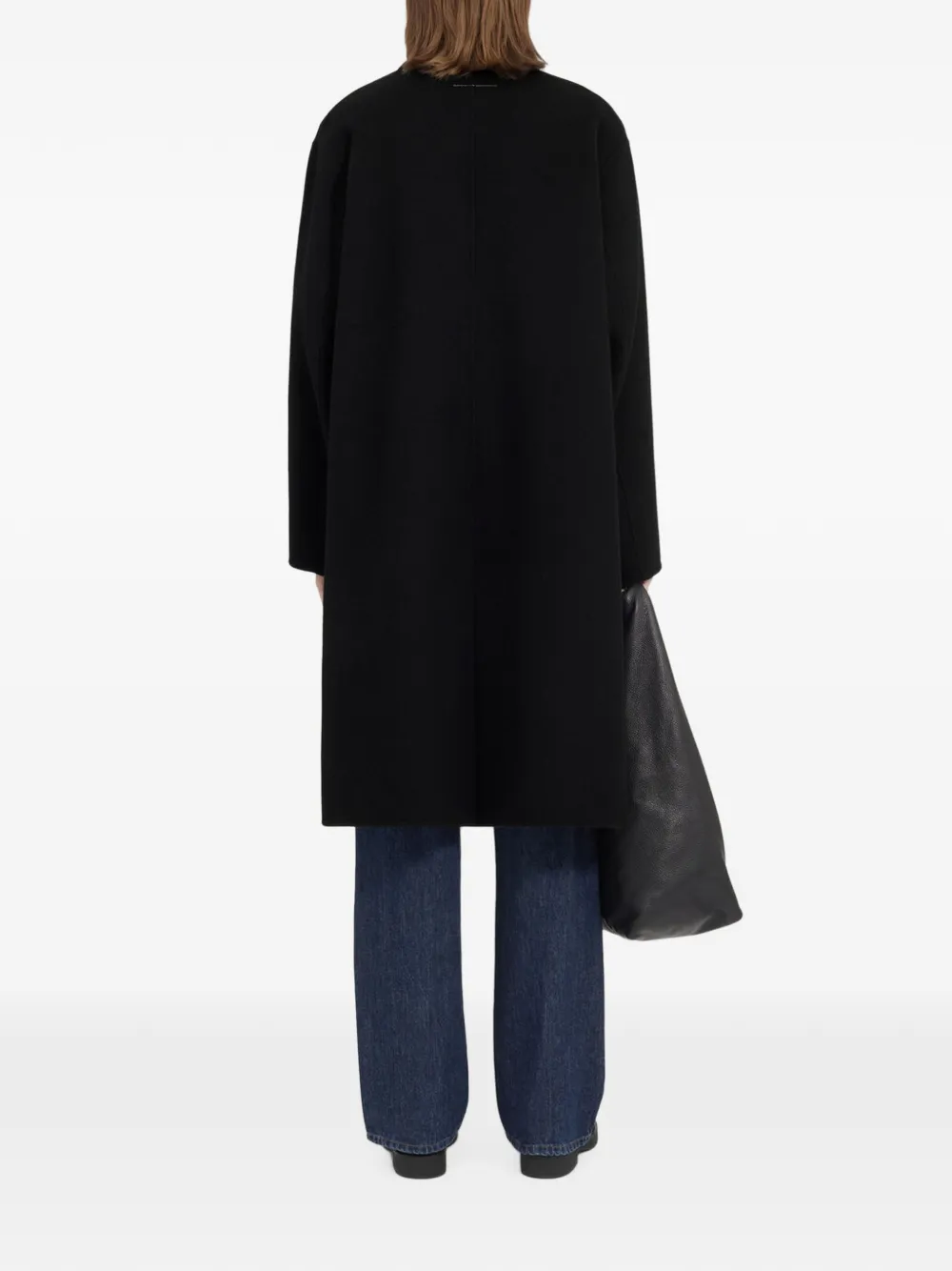 MM6 Maison Margiela Wollen jas Zwart