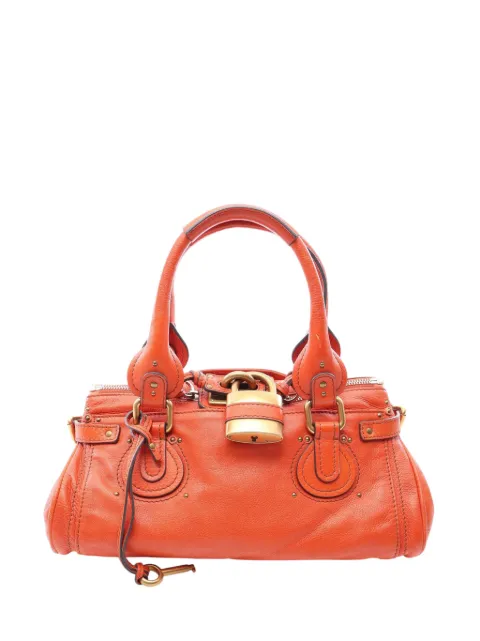 Chloé Pre-Owned bolsa de mano Paddington mediana de piel 2000-2026