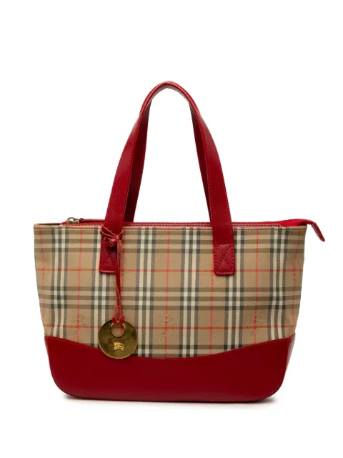 Burberry Pre-Owned 2000-2017 Haymarket Check Canvas tote bag