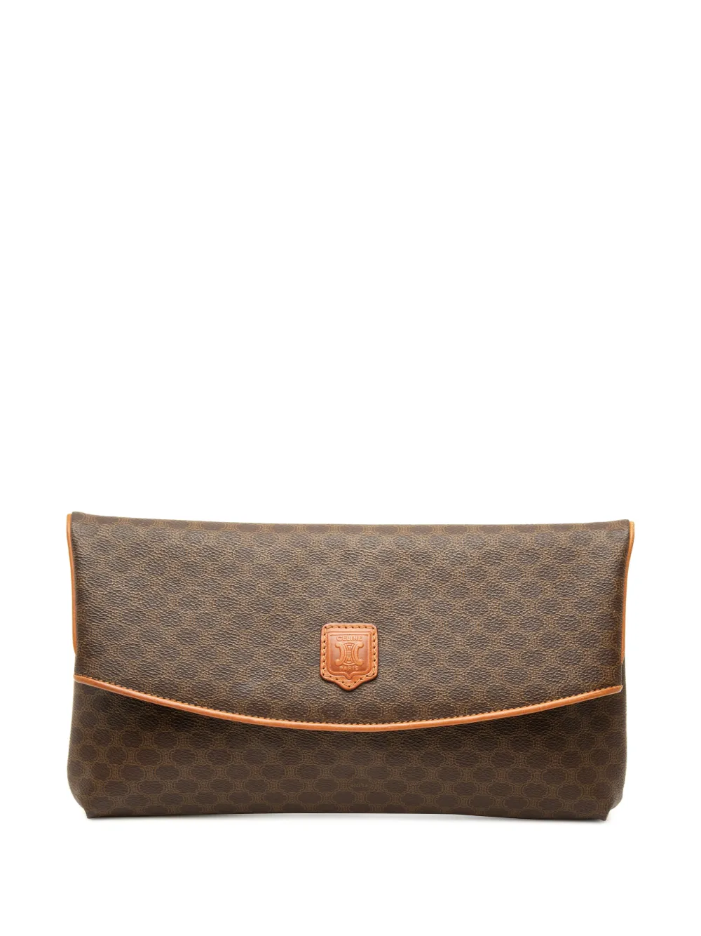 Celine Pre-Owned pochette à motif Macadam 20e siècle - Marron Celine Pre-Owned pochette à motif Macadam 20e siècle - Marron