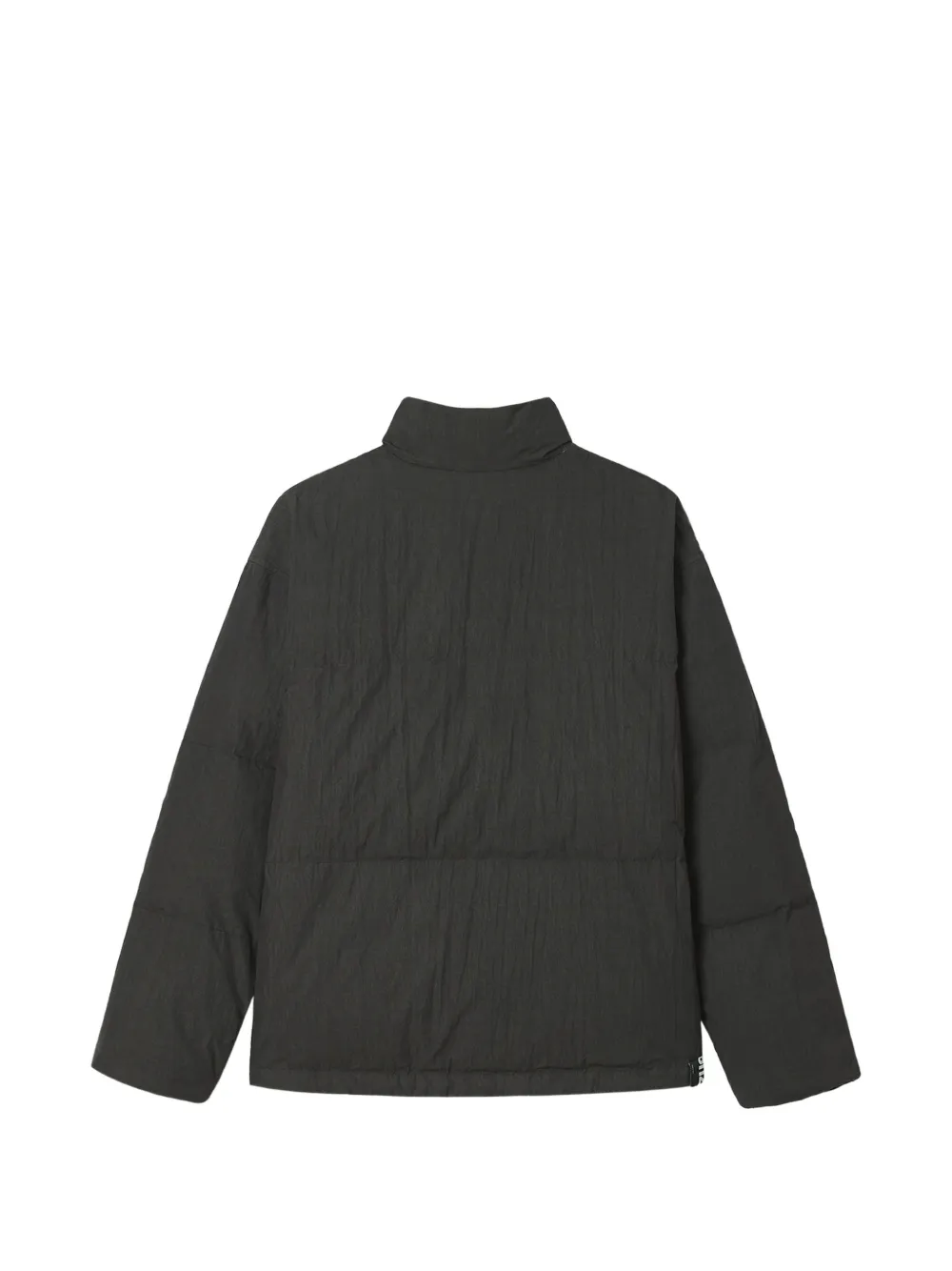 izzue quilted high-neck jacket Groen