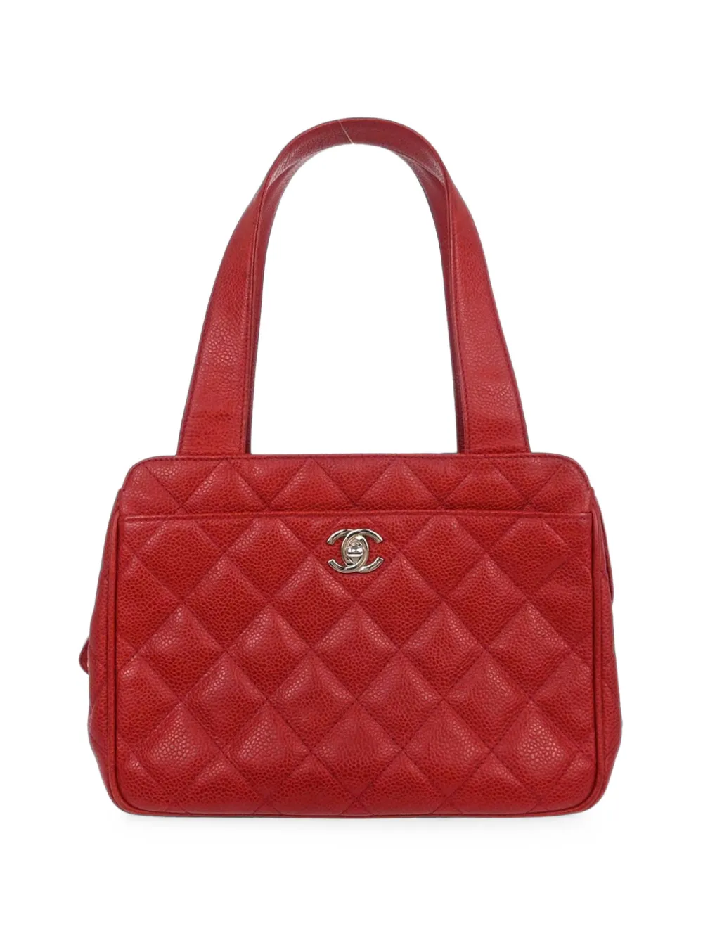 CHANEL Pre-Owned 1996-1997 leather tote bag - Rosso