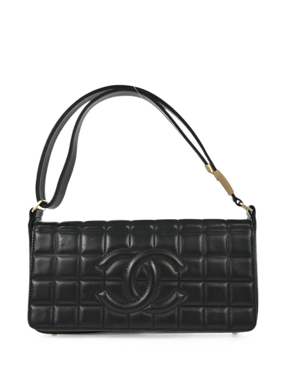 CHANEL Pre-Owned 2002-2003 Choco Bar shoulder bag - Nero