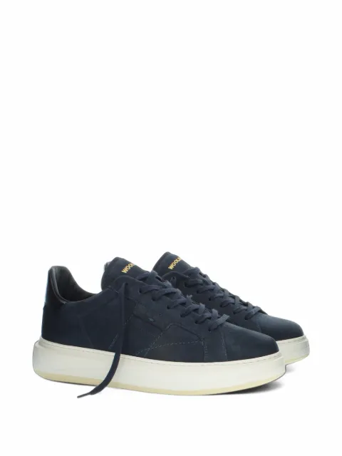 Woolrich suede panelled sneakers