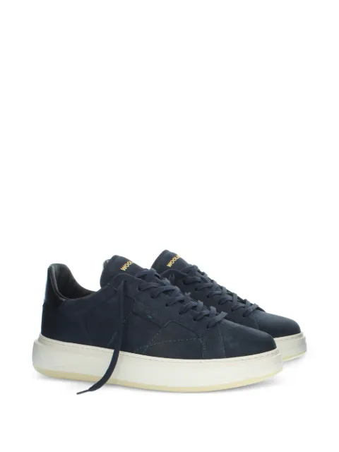 Woolrich suede panelled sneakers