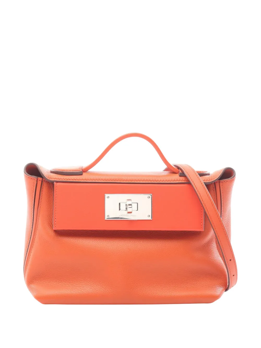 Hermès Pre-Owned 2021 Evercolor 24/24 21 satchel - Orange