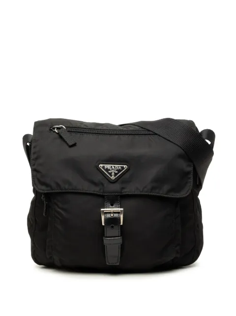Prada Pre-Owned 2000-2013 Tessuto Zip Buckle Messenger Bag crossbody bag