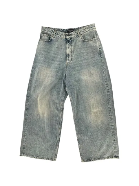 Balenciaga faded wide-leg jeans