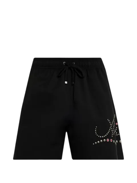 AMIRI logo-studded drawstring shorts