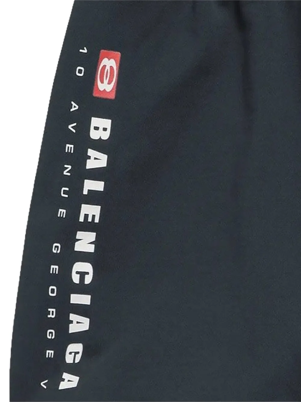Balenciaga Unity shorts met logo-print Grijs