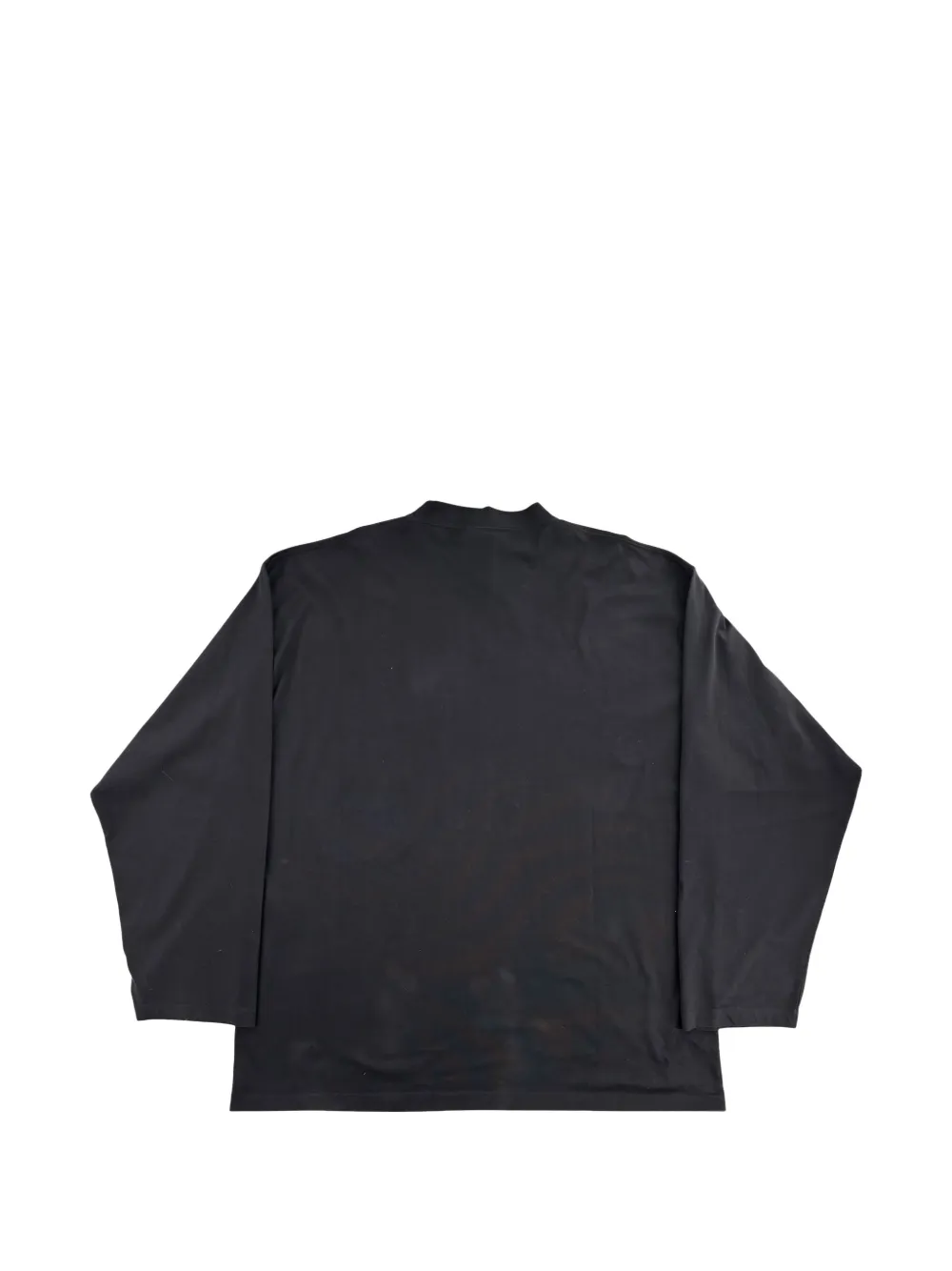Balenciaga Cities Paris mock-neck long sleeve T-shirt Zwart