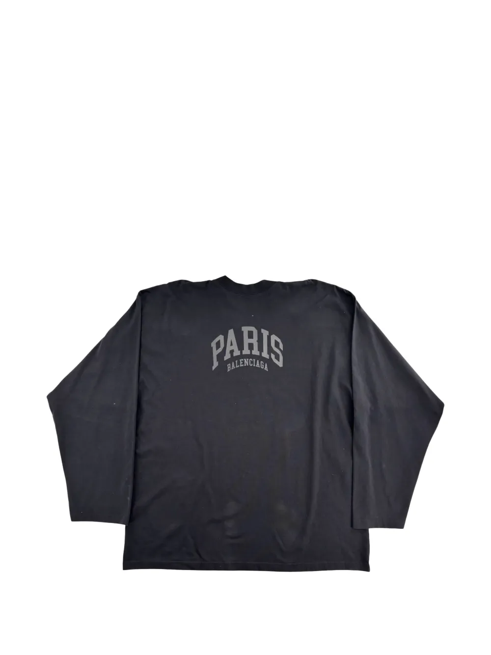 Balenciaga Cities Paris mock-neck long sleeve T-shirt - Nero