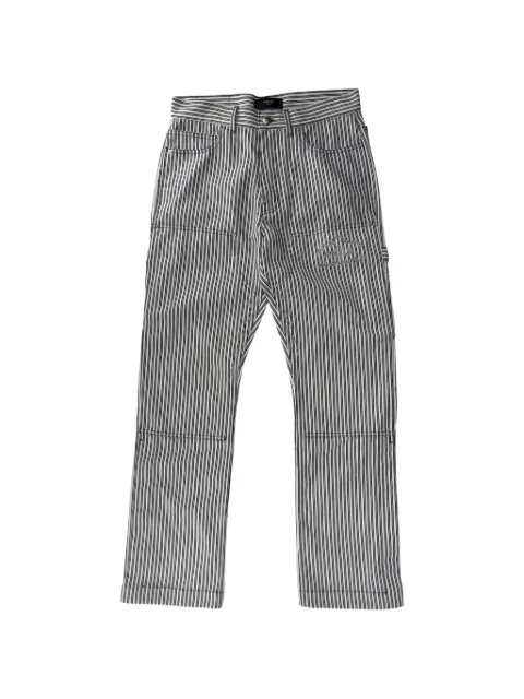 AMIRI Motors hickory-stripe jeans