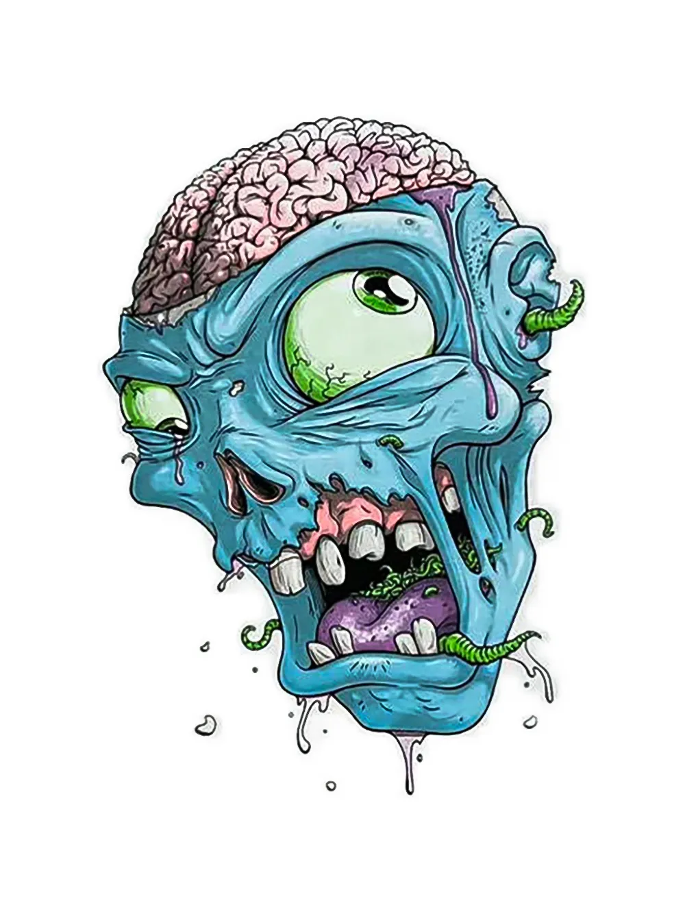STADIUM GOODS Zombill T-shirt met grafische print Wit