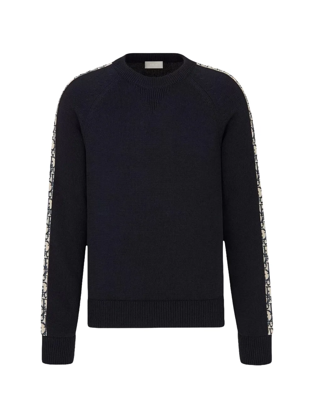 Christian Dior Pre-Owned Oblique stripe sweater - Schwarz