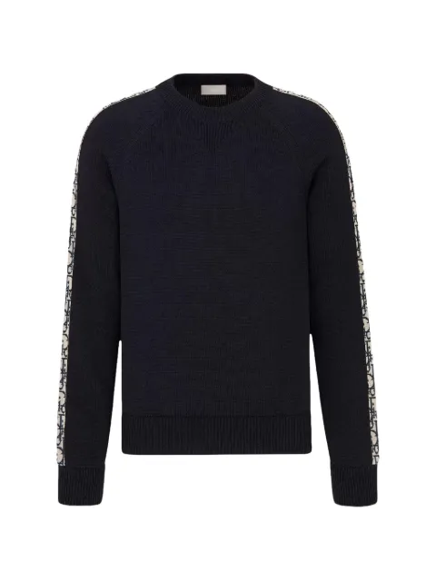 Christian Dior Pre-Owned Oblique stripe sweater
