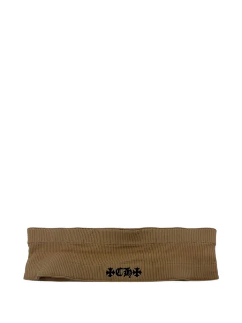 Chrome Hearts ^ bande serre-tête à logo brodé CH