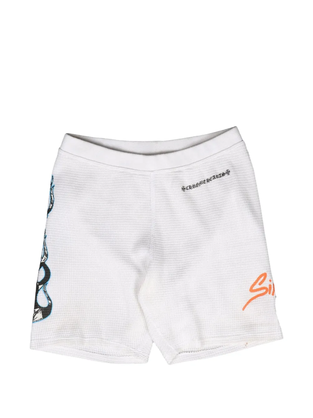 Chrome Hearts Matty Boy Sinister thermal shorts - White